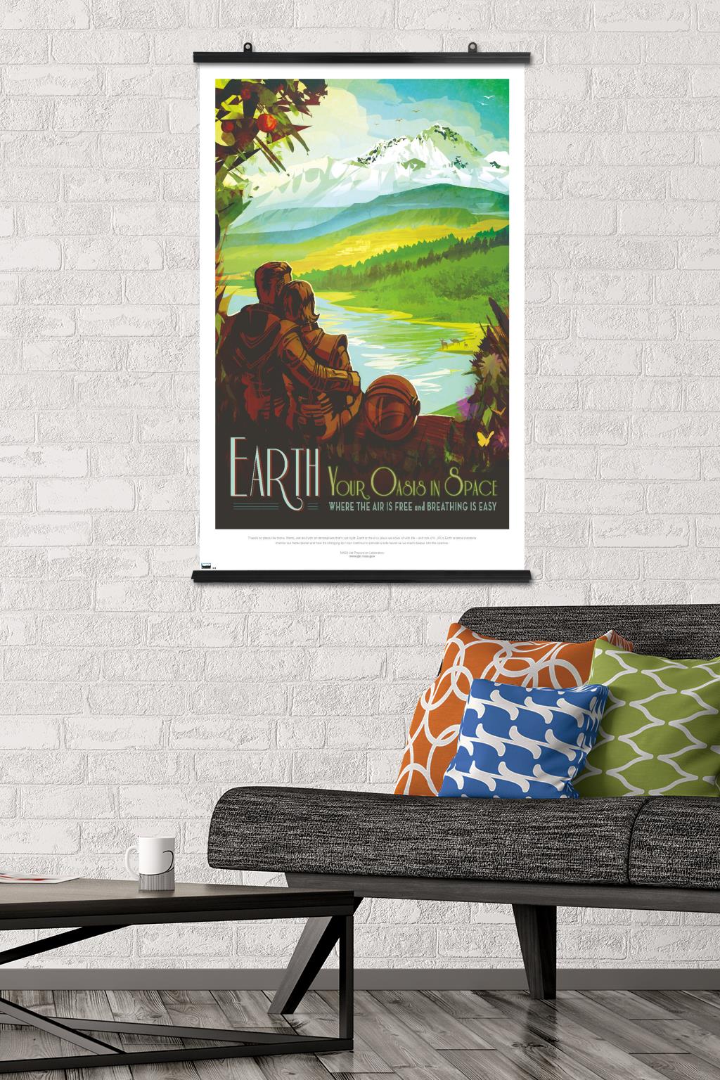 NASA - Earth Travel Poster Wall Poster, 22.375" x 34"