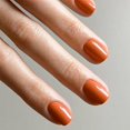 thumbnail image 1 of Uñas postizas Press On HPYFOI cortas cuadradas color naranja, 24 piezas, 1 of 6