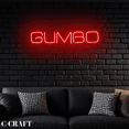 thumbnail image 3 of C-CRAFT Gumbo Wall Art Led Light Neon Sign For Gumbo Restaurant Decor, 3 of 4