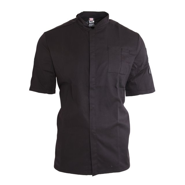 Le Chef - Chaqueta de preparación Unisex de cocinero/chef con tecnología ThermoCool (Negro/Negro) Le Chef UTPC2704_blackblack