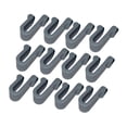 thumbnail image 2 of Fancyes 12Pcs Oven Silicone Clips Silicone Clamp Flexible Food Grade Professional Silicone Non Slip Cookware Protector Pan Protectors grey, 2 of 8