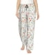 thumbnail image 1 of Fotbe Wildflower Watercolor 4 Pantalones de Pijama para Mujer, Pantalones de Dormir, Pantalones Pj con Cordón y Bolsillos-X-Large, 1 of 6