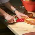 thumbnail image 3 of Cuchillo para pan, cortador de sandía, cuchillo para sandía/queso con funda protectora, herramienta cortadora de sandía para cocina, rojo/verde, 3 of 8