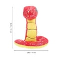 thumbnail image 2 of LITINKIMI Peluches Serpent Tricky Toys Rouges 1Pcs pour Festival Amusant, 2 of 6