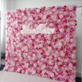 thumbnail image 1 of MesaSe Handmade Roll-Up Fabric Flower Wall  Artificial Flower Wall Backdrop Panels 1.15ftx1.15ft Rose Wedding Backdrop 3D Flower Wall Backdrop for Party Baby Shower Bridal Wedding Backgro, 1 of 9