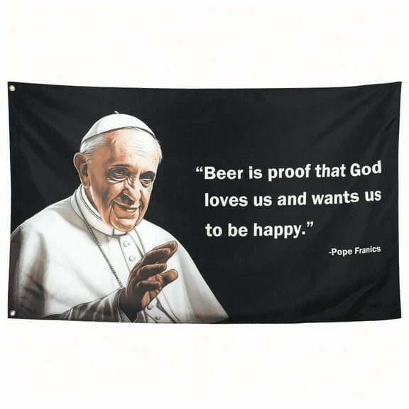 Hope we are happy flag cool funny flag 40*60in suitable for room university dormitory bedroom wall indoor and outdoor black background