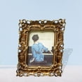 thumbnail image 4 of Antique Photo Frame, Display Polyresin Tabletop Wall Hanging Holder Ornate 24cmx19cm, 4 of 8