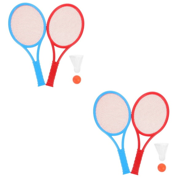 2 Sets Children's Racket Toddler Tennis Outdoor for Kids