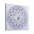 thumbnail image 4 of Cuadros Decorativos DIY forma especial diamante pintura flor blanca reloj de pared artesanía arte decoración DQrwqpou Nuevos Originales, 4 of 5