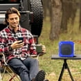 thumbnail image 6 of xjwjuw Mini Portable Bluetooth Speaker with Card Slot Radio and Hands Free Calling, 5W Stereo Sound with Long Battery Life, Wireless Small Speaker for Street Vending Night Market Travel, 6 of 7