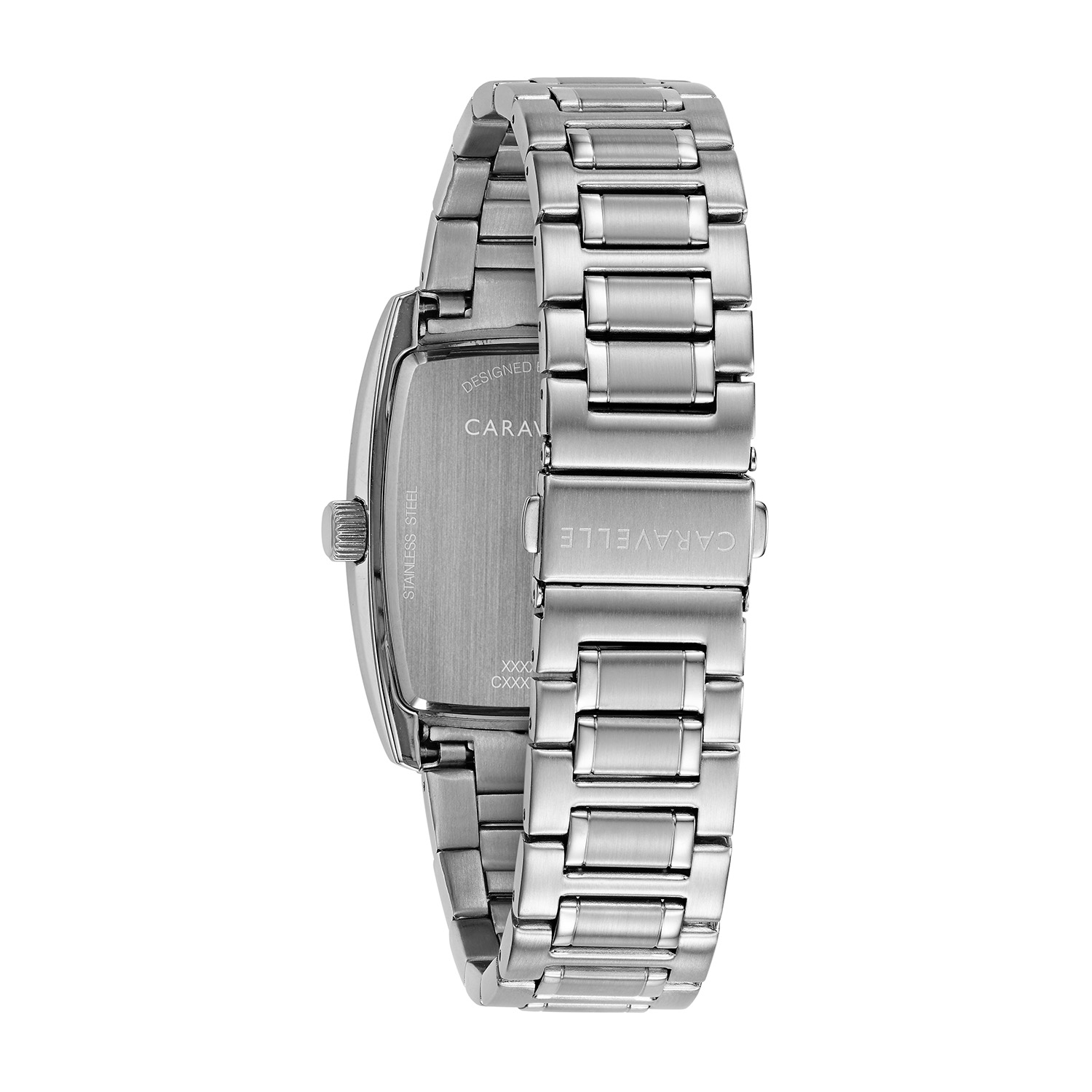 Caravelle Designed By Bulova Men's Barrel Chronograph Stainless Steel Bracelet Dress Watch 43C118 - image 2 of 3