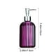 thumbnail image 3 of Dispensador de Líquido Recargable, Botella de Vidrio con Bomba, Contenedor de Jabón Líquido con Boquilla de Presión, 19x7.6cm, para Baño, Cocina, Jabón de Manos, Lociones y Artículos de Tocador, 3 of 6