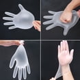 thumbnail image 3 of 100PCS Transparent Disposable PVC/Latex Gloves Food Cleaning Cooking Kitchen Home, 3 of 7