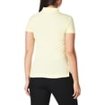 thumbnail image 3 of Polo Lee Stretch Piqué para mujer, color amarillo, talla S, 3 of 3