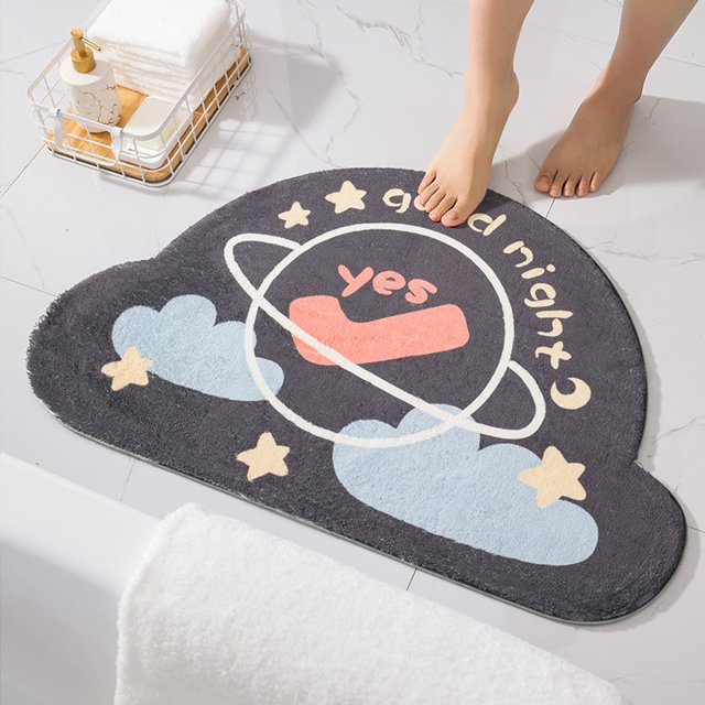 Alfombrillas antideslizantes para el suelo, alfombras suaves de animales, oso, conejo, cerdo, entrada del Hogar, dormitorio, inodoro, puerta de baño, almohadilla absorbente Fivean unisex