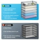 thumbnail image 2 of Organizador de papel Marbrasse, bandeja para cartas, 6 niveles, malla, gris, 2 of 6