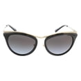 thumbnail image 2 of Michael Kors 0MK1065 10148G54 Azur Cat Eye Full Rim Light Gold/Black Sunglasses for Womens, 2 of 5