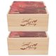 thumbnail image 4 of Juego de 2 cajas de regalo de madera para bodas, de PVC, exquisitas bolsas para dulces, accesorio para fiestas de cumpleaños, n.° 3, 4 of 14