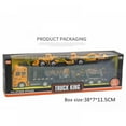 thumbnail image 4 of GYRATEDREAM Construction Toys Truck Die-cast Vehicle Transporter Car Set Cement Mixer Excavator Dump Truck Digger Backhoe or Boys Kids 3 4 5 Years Old, 4 of 9