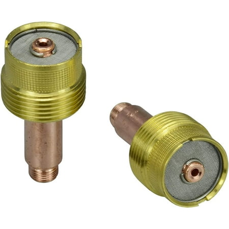 

45V64 3/32 Large Diameter TIG Gas Lens Collet Bodies SR WP 17 18 26 Torch 2PK