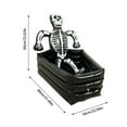 thumbnail image 3 of Halloween Party Decorations Inflatable Ice Bucket Cooler Skeleton Design Beverage Container For Indoor Outdoor Celebrations, 3 of 9
