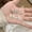 660-L, variant on Spring limited simple wearing armor pure handmade short cat eye whitening manicure removable hand-painted love fake nails