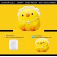thumbnail image 2 of (Pequeño pollo amarillo) para Airpods 1/2 funda de silicona suave, 3D lindo personaje de dibujos animados Animal Kawaii funda protectora de moda Dr, 2 of 3