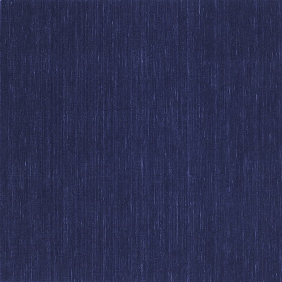 Ahgly Company Indoor Square Abstract Blue Contemporary Area Rugs, 5' Square