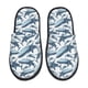 thumbnail image 1 of Balery Cute Shark Pantuflas de Casa de Felpa Silenciosas con Diseño Estampado, Zapatillas Cómodas Antideslizantes de Algodón para Interior-Large, 1 of 8