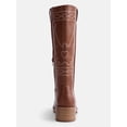thumbnail image 3 of No Boundaries Women's Bird Embroidered Block Heel Boots, 3 of 6