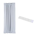 thumbnail image 1 of Unique Bargains Rideau Occultant pour Porte, 25 Pieds L x 40 Pieds L Rideau de Porte pour Fenêtre Française 1 Panneau, Blanc Or, 1 of 7