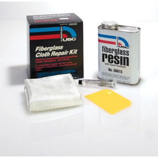 U. S. Chemical & Plastics 58005 Fiberglass Repair Kit, Quart Repair Kit