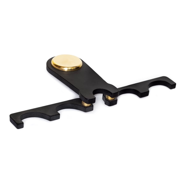 Tiger Paw Billiard Pool Cue Holder for 5 Cues, Tabletop Cue Rest, Black, Made in USA