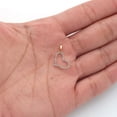 thumbnail image 3 of LOVEBLING 14K Yellow Gold 0.10 Carats (ctw) Diamond Heart Pendant (0.72" x 0.44"), 3 of 3