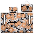 thumbnail image 5 of FUIALDOLG Orange Floral Seat Cover for Golf Carts Soft Non-slip Golf Cart Seat Protector Cover Accessories 51.2x30.3 Inch,Foldable Club Car Seats Covers 2 Passengers, 5 of 8
