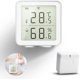 thumbnail image 3 of Termómetro higrómetro wifi inteligente compatible con sensor de temperatura digital medidor de temperatura y humedad registro histórico de días, 3 of 8