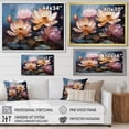 thumbnail image 4 of Designart "Pure Blossoms Of Lotus I" Lotus Floater Framed Canvas Prints, 4 of 5