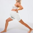 thumbnail image 6 of YUEHUA Women's Maternity Thin Ice Silk Shorts Lounge Sleep Pajama Workout Comfy Stretchy Pregnancy Shorts, 6 of 8