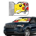 thumbnail image 4 of Windshield Sun Shade Foldable Car Front Window Sunshade For Car Suv Trucks Vans - Best Heat Shield Blocker Visor Cover Blocks Uv Rays And Keeps Your Vehicle Cool-Medium, 4 of 5