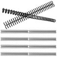 thumbnail image 3 of KAKOWELY wire binding rings 10Pcs Loose Leaf Rings Binder Hinged Rings Binding Coils Binder Clips Loose Leaf Rings11.02"X1.38"X0.39", 3 of 5