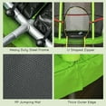 thumbnail image 5 of Resenkos 5ft Kids Trampoline with Safety Enclosure Net, for Children Ages 3-6 Years - Green, 5 of 7
