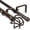 Bronze, variant on Urbanest Adjustable Double Curtain Rod Set Zeffoli Manhattan Finials – 1″ Front & 3/4 Back Rod With Glossy White Rod, 84-120 Inches