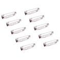 thumbnail image 2 of 50pcs Broche e Barra Trasera Pins Hallazgos Para Bricolaje Tono Plateado 25x4mm Soledad Broche imperdibles, 2 of 9