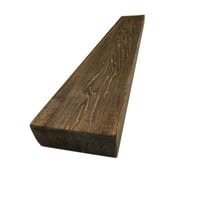 Rustic Farmhouse Wood Mantel Shelf, 36" x 3" x 8", Coffee