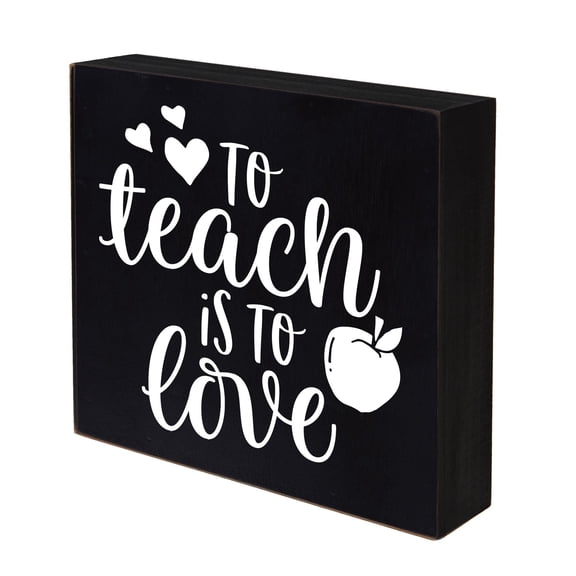 Inspiring Modern Framed Shadow Box 10x10 To Teach Is To