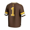 thumbnail image 3 of Youth GameDay Greats #1 Brown Wyoming Cowboys Collegiate Football Fashion Jersey, 3 of 4