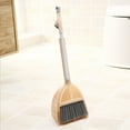 thumbnail image 4 of COM1950s Broom and Dustpan Set for Home Childrens Brooms and Dustpan Set, Cleaning Supplies Brooms and Dustpan Set for Home, Stainless Steel Handle Brooms with Dustpan Combo Set for Home Office, 4 of 9