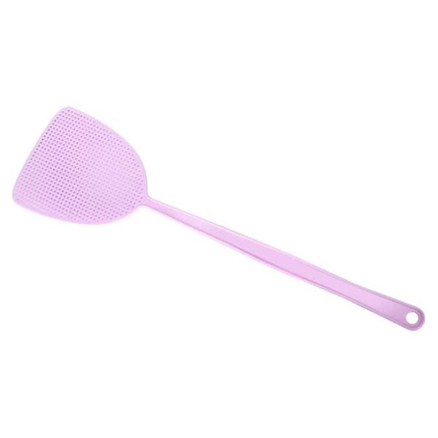 Mosquito Repellent, Fly Swatters Plastic 17.5'' Long Handle Fly Swatter Strong Flexible Durable Grid Plastic Fly Swatter for Indoor Outdoor Classroom 3 Colors, Mosquito Control