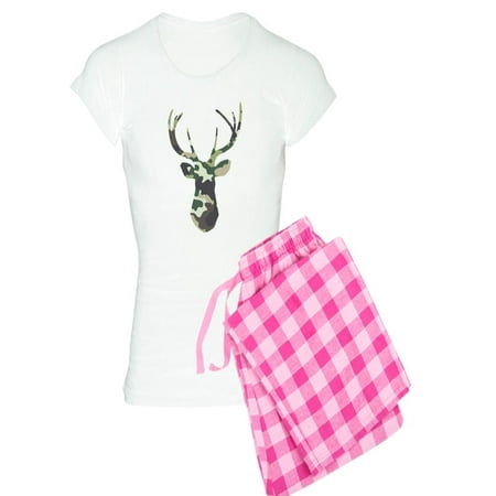 

CafePress - Camo Buck - Women s Light Pajamas