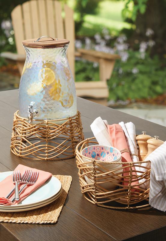 Better Homes & Gardens Alameda Resin Rattan Round Beverage